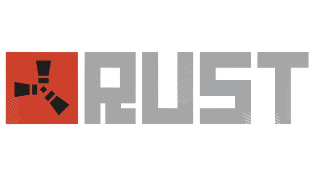 Logo officiel du jeu Rust (Facepunch Studios)